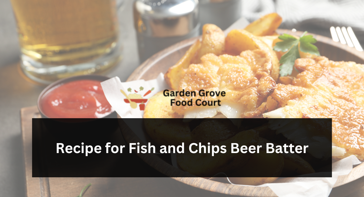 Recipe for Fish and Chips Beer Batter
